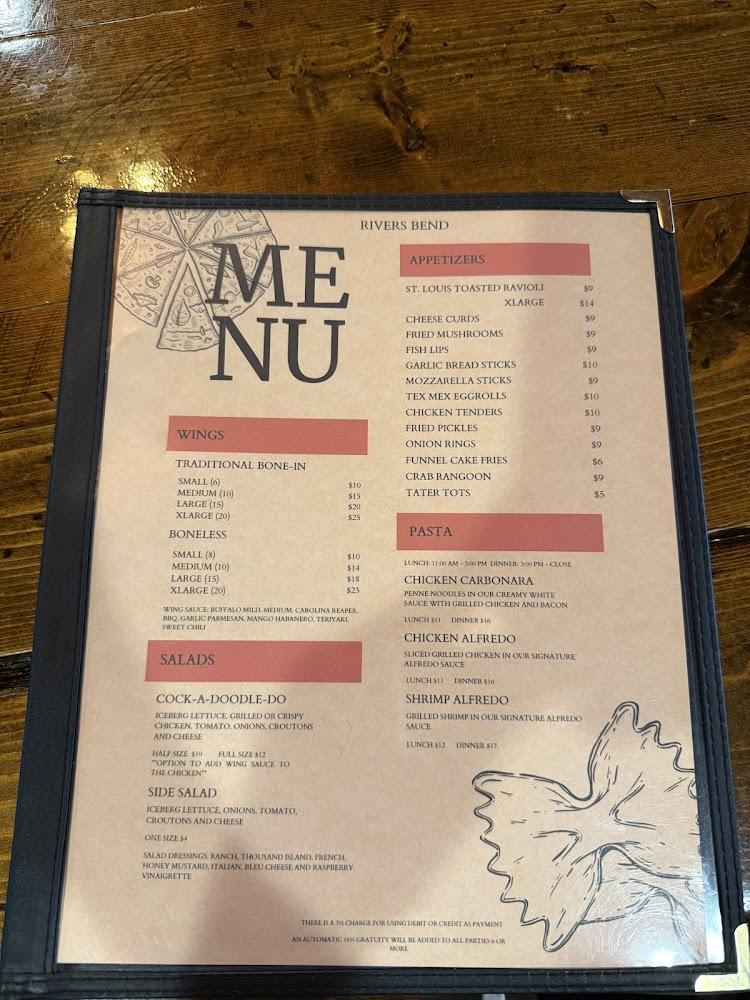 River's Bend Grill LLC Menu image 1