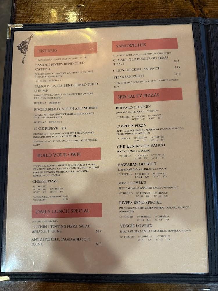 River's Bend Grill LLC Menu image 2